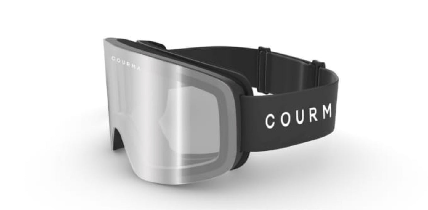 Courmagnetic Ski Goggles silver lens cat3