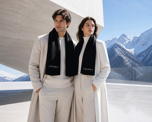 Sciarpa cashmere Made in Italy – COURMA Alpine Core Scarf
